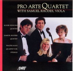 Pro Arte Quartet with Samuel Rhodes, Viola