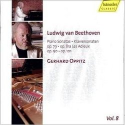 Beethoven: Piano Sonatas, Opp. 79, 81a 'Les Adieux', 90, 101