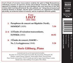 Liszt: Etudes d'execution transcendante