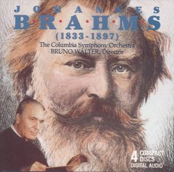 Johannes Brahms (1833-1897) 4 Cd Set Recorded By the Columbia Symphony Orchestra with Director Bruno Walter