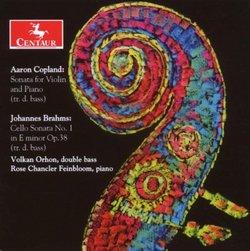 Copland: Sonata for violin & piano; Brahms: Cello Sonata No. 1