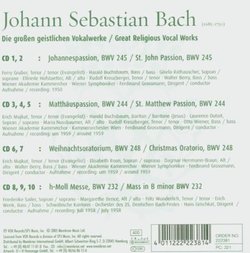 Bach: Great Religious Vocal Works