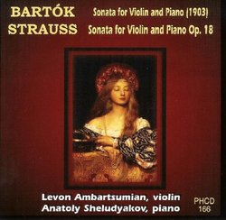 BARTOK/STRAUSS VIOLIN SONATAS