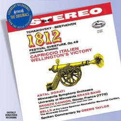 Tchaikovsky: 1812 Festival Overture; Capriccio Italien; Beethoven: Wellington's Victory