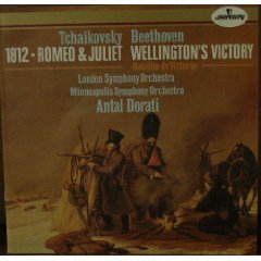 Dorati cond Tchaikovsky 1812 Overture, Romeo & Juliet Overture ; Beethoven Wellington's Victory (Mercury)