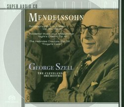 Mendelssohn: Symphony No. 4; Midsummer Night's Dream; Hebrides [SACD]