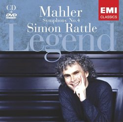 Mahler Symphony No. 4: Legend: Simon Rattle [CD & DVD]