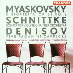 Nikolay Myaskovsky: Sinfonietta, Op. 32 No. 2; Alfred Schnittke: Sonata for Violin & Chamber Orchestra