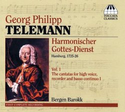 Telemann: Harmonischer Gottes-Dienst, Vol. 1