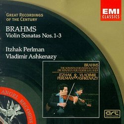 Great Recordings Of The Century - Brahms: Violin Sonatas nos 1 - 3 / Perlman, Ashkenazy