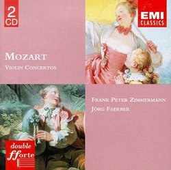 Mozart: Violin Concertos / Zimmermann & Faerber