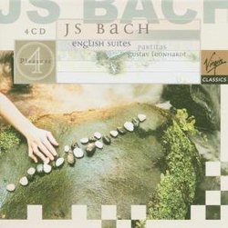 Bach: English Suites, Partitas - Gustav Leonhardt (4 CD's)