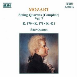 Mozart: String Quartets, K. 170, 171, 421