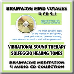 Solfeggio Healing Tones and Sacred Frequencies: Vibrational Sound Therapy Collection One using Brainwave Entrainment Technology (BMV Brainwave Meditation Program 4 CD Set: Sacred Healing Frequencies Solfeggio Healing Tones, Sacred Geometry Acoustic Alchem