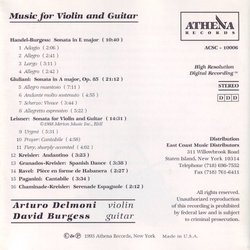 Music for Violin and Guitar