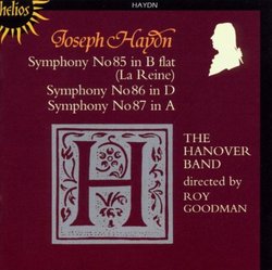 Haydn: Symphonies Nos. 85 (La Reine), 86, 87