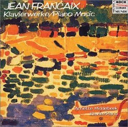 Jean Francaix: Piano Music