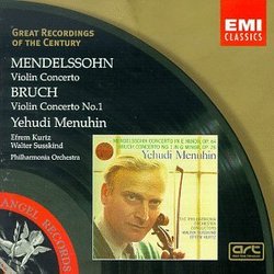 Great Recordings Of The Century - Mendelssohn, Bruch: Violin Concertos / Menuhin, Susskind, Kurtz