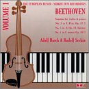 The European Busch-Serkin Duo Recordings, Vol. 1