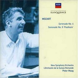 Mozart: Serenades No 4 & 9 (Posthorn)