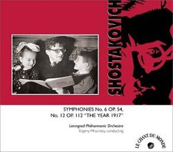 Shostakovich:Syms. 06 & 12-Year 1917