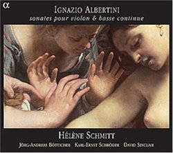 Ignazio Albertini: Sonates pour violon & bass continue