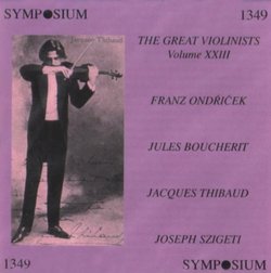 The Great Violinists, Vol. 23