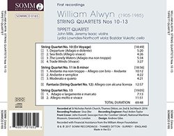 William Alwyn: String Quartets Nos 10 - 13