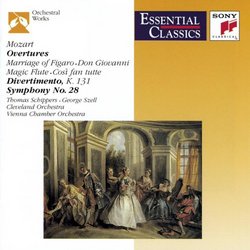 Mozart: Overtures; Divertimento, K. 131; Symphony No. 28