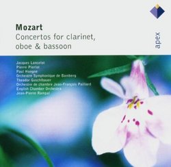 Mozart: Ctos for Clarinet Oboe & Bassoon