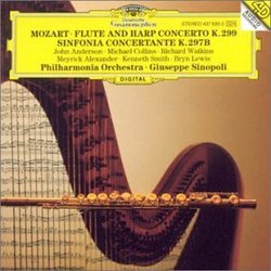 Mozart: Flute and Harp Concerto K. 299; Sinfonia Concertante K. 297b