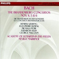 Bach: Brandenburg Concertos Nos. 4, 5, 6