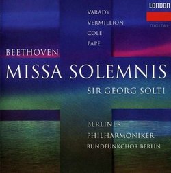 Beethoven: Missa Solemnis / Varady, Vermillion, Cole, Pape; Solti