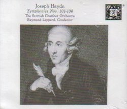 Haydn: Symphonies No. 101, 102, 103, 104 - Scottish Chamber Orchestra - Raymond Leppard (2 CD Box Set)