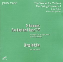 John Cage: 44 Harmonies From Apartment House 1776; Cheap Imitation