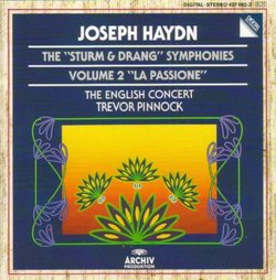 Haydn: 'Sturm & Drang' Symphonies, Vol 2 (Nos 26, 49 'La passione', 58) /English Concert * Pinnock