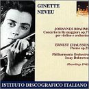 Ginette Neveu Plays Brahms and Chausson