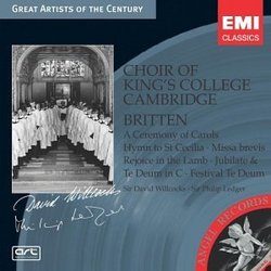Choir of King's College Cambridge - Britten Choral Works [Great Artists of the Century]