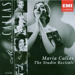Maria Callas ~ The Studio Recitals [Box Set]