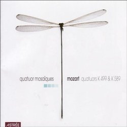 Mozart: String Quartets K499 ('Hoffmeister' No 20) & K589 ('Prussian' No 22) /Quatuors Mosaiques by Quatuor Mosaiques (2001-08-14)