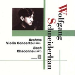 Brahms: Violin Concerto; Bach: Chaconne