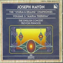 Haydn: 'Sturm & Drang' Symphonies, Vol 3 (Nos 41, 48 'Maria Theresia', 65) /English Concert * Pinnock