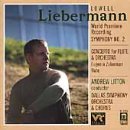 Liebermann: Symphony No. 2 / Concerto for Flute & Orchestra