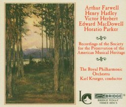 Recordings of The Society for the Preservation of the American Musical Heritage, Royal Philharmonic Orchestra, Karl Krueger, conductor