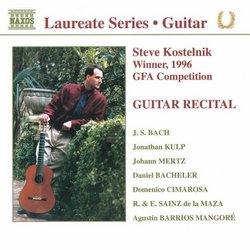 Steve Kostelnik, Laureate, 1996 GFA Competition: Guitar Recital