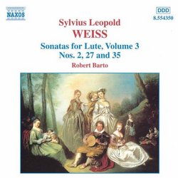 Weiss: Sonatas for Lute, Volume 3