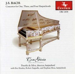 J.S. Bach: Concertos for One, Three and Four Harpsichords