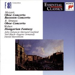 Mozart, Strauss, Weber: Wind Concertos (Oboe Concerto, Bassoon Concerto, Hungarian Fantasy)