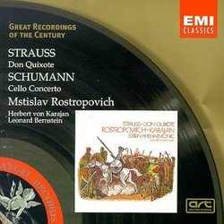 Strauss: Don Quixote; Schumann: Cello Concerto / Rostropovich, Karajan, et al