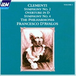 Clementi: Symphony No. 2 in; Overture in D; Symphony No. 4